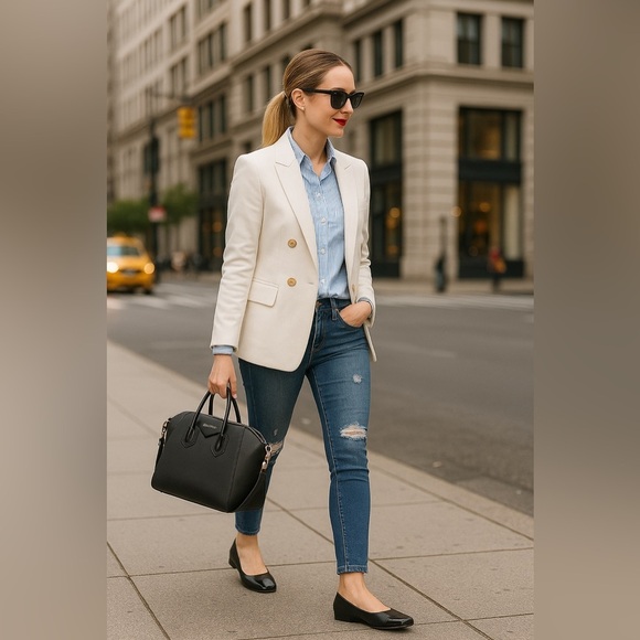 DV by Dolce Vita Malanie Black Cap-Toe Flats Size 7 NWT - Picture 2 of 11